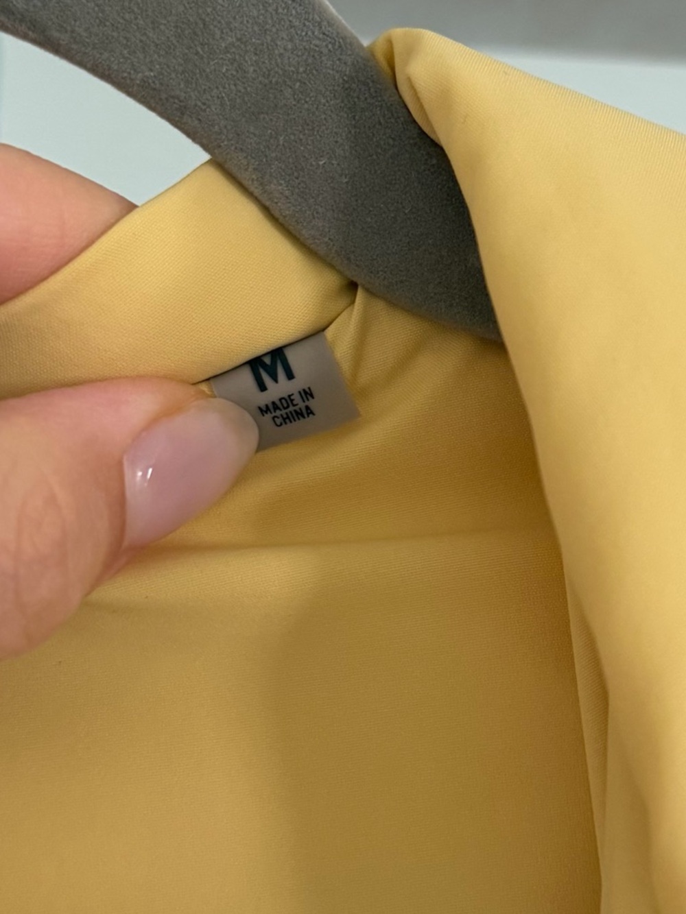 Essentials Men's Lightweight Zip-Front Jacket - Yellow - Picture 4 of 8